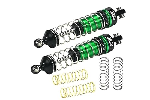 GPM Racing Aluminium 6061 Front Or Rear Shocks for Losi 1/18 Mini LMT 4X4 Brushed Monster Truck RTR-LOS01026 Upgrade Parts - Green von GPM Racing