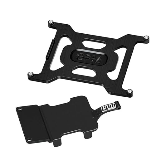 GPM Racing Aluminium 7075 Alloy Battery Holder & Electronics and Receiver Mounting Plate for LOSI 1/24 Micro-B 2WD Buggy RTR-LOS00007 Upgrades - Black von GPM Racing