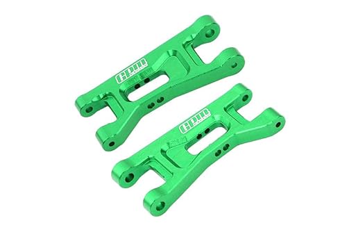 GPM Racing Aluminium 7075 Alloy Front Lower Arms for LOSI 1/24 Micro-B 2WD Buggy RTR-LOS00007 Upgrade Parts - Green von GPM Racing