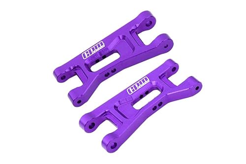 GPM Racing Aluminium 7075 Alloy Front Lower Arms for LOSI 1/24 Micro-B 2WD Buggy RTR-LOS00007 Upgrade Parts - Purple von GPM Racing