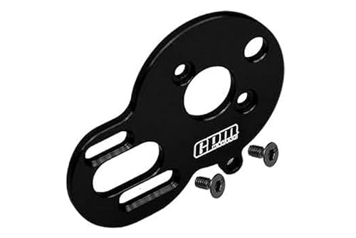 GPM Racing Aluminium 7075 Alloy Motor Plate for LOSI 1/24 Micro-B 2WD Buggy RTR-LOS00007 Upgrade Parts - Black von GPM Racing