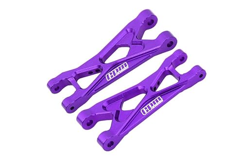 GPM Racing Aluminium 7075 Alloy Rear Lower Arms for LOSI 1/24 Micro-B 2WD Buggy RTR-LOS00007 Upgrade Parts - Purple von GPM Racing