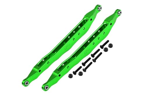 GPM Racing Aluminium 7075 Alloy Rear Lower Trailing Arms for Axial 1/10 RBX10 Ryft 4WD Rock Bouncer AXI03005 AXI03005 Upgrades - Green von GPM Racing