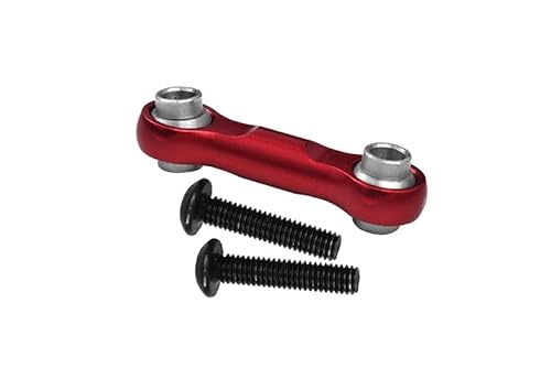 GPM Racing Aluminium 7075 Alloy Steering Drag Link for Losi 1/10 Baja Rey 4WD Desert Truck-LOS03008 Upgrade Parts - Red von GPM Racing