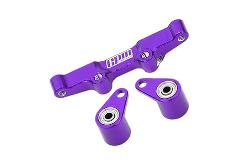 GPM Racing Aluminium 7075 Alloy Steering Rack for LOSI 1/24 Micro-B 2WD Buggy RTR-LOS00007 Upgrade Parts - Purple von GPM Racing