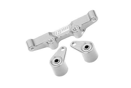 GPM Racing Aluminium 7075 Alloy Steering Rack for LOSI 1/24 Micro-B 2WD Buggy RTR-LOS00007 Upgrade Parts - Silver von GPM Racing