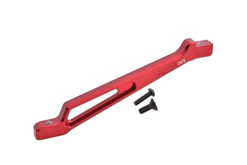 GPM Racing Aluminium 7075 Front Steering Support Mount for Arrma 1:8 KRATON 6S / Typhon 6S / Outcast 6S / Notorious 6S / 1:10 SENTON 6S Upgrade Parts - Red von GPM Racing