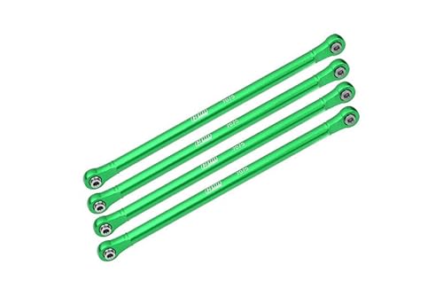 GPM Racing Aluminium 7075-T6 Upper Link Bar Set for Losi 1:8 LMT 4WD Solid Axle Monster Truck LOS04022 Upgrades - Green von GPM Racing