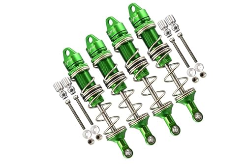 GPM Racing Arrma 1:8 KRATON 6S / KRATON 6S V5 / Notorious 6S V5 Tuning Teile Aluminium Front 115mm & Rear 135mm Double Section Spring Dampers - Green von GPM Racing