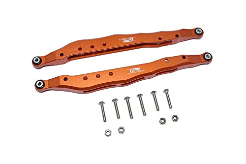 GPM Racing Axial 1/10 RBX10 Ryft 4WD Rock Bouncer Tuning Teile Aluminium Rear Lower Trailing Arms -12Pc Set Orange von GPM Racing