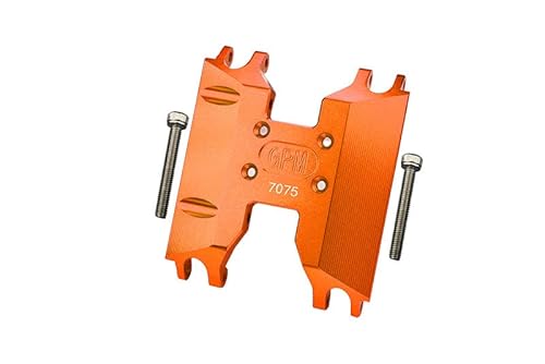 GPM Racing Axial 1/18 UTB18 Capra 4WD Unlimited Trail Buggy AXI01002 Tuning Teile Aluminium 7075-T6 Chassis Skid Plate - Orange von GPM Racing