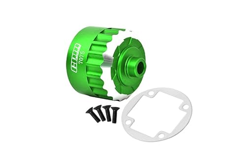 GPM Racing Losi R/C Upgrades Aluminium 7075 Alloy Front Or Center Or Rear Diff Housing for LOSI 1:6 Super Baja Rey 4x4-LOS05013 / Super Baja Rey 2.0 Brushless Desert Truck-LOS05021 - Green von GPM Racing