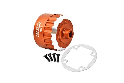 GPM Racing Losi R/C Upgrades Aluminium 7075 Alloy Front Or Center Or Rear Diff Housing for LOSI 1:6 Super Baja Rey 4x4-LOS05013 / Super Baja Rey 2.0 Brushless Desert Truck-LOS05021 - Orange von GPM Racing