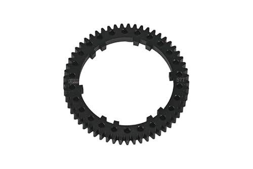 GPM Racing Medium Carbon Steel Center Diff Spur Gear 57T/0.8 Mod for Arrma 1:8 Mojave 4X4 4S-ARA4404 / 1:10 Outcast 4X4 4S V2-ARA4410V2 / KRATON 4X4 4S V2-ARA4408V2 Upgrades von GPM Racing