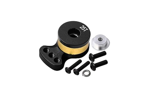 GPM Racing R/C Car Parts : Aluminium 6061 Alloy Hi-Torque Servo Saver for 25T Spline Output Shaft (S) - Black von GPM Racing