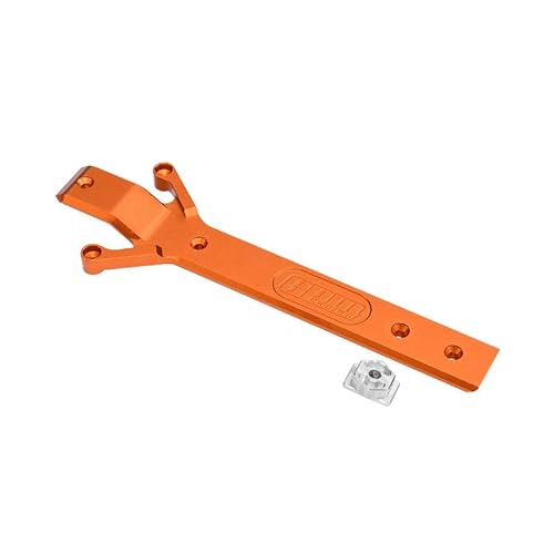 High End Aluminium 7075 Alloy Chassis Plate for Traxxas 1/16 Mini Maxx 4WD RTR Brushless Monster Truck 107154-1 Upgrades - Orange von GPM Racing