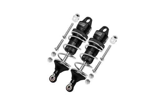 Losi 1:10 Lasernut U4 Tenacity LOS03028 / Tenacity DB Pro LOS03027V2 Tuning Teile Aluminium Front Thickened Spring Dampers 86mm - 12Pc Set Black von GPM Racing