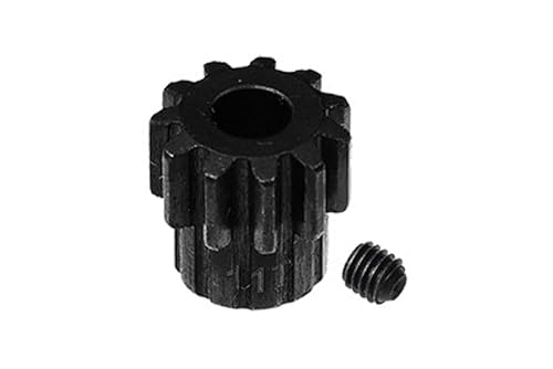 Losi 1:10 Lasernut U4 Tenacity LOS03028 / Tenacity DB Pro LOS03027V2 Tuning Teile Harden Steel 45# 11T Pinion Gear - 2Pc Set Black von GPM Racing