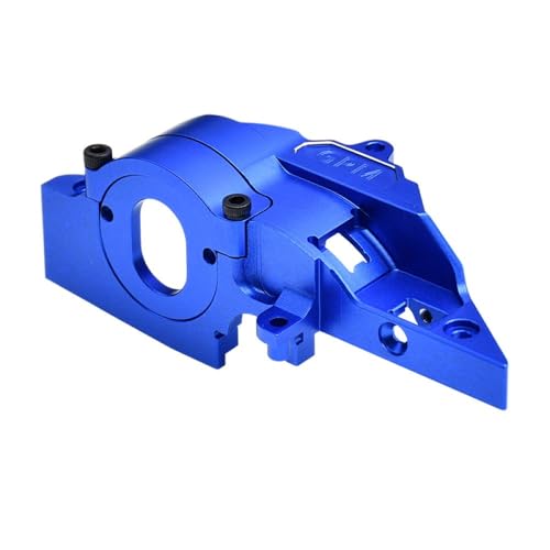 Aluminium 7075 Alloy Adjustable Gear Rotation Quick Release Motor Base for Traxxas 1/16 Mini Maxx 4WD RTR Brushless Monster Truck 107154-1 Upgrades - Blue von GPM