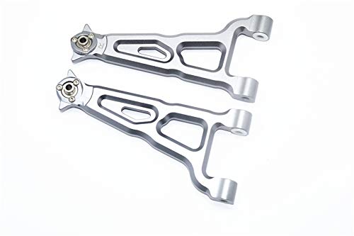 Aluminium Front Upper Suspension Arm for LOSI 1:6 4WD Super Baja Rey LOS05013 / Super Baja Rey 2.0 LOS05021 Upgrades - Grey Silver von GPM