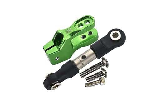 Aluminium Servo Horn with SST Adjustable Tie Rods for Traxxas Unlimited Desert Racer UDR 4X4 85076-4 - 5Pc Set Green von GPM