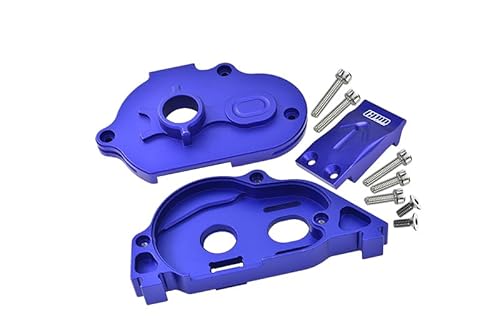 Arrma 1:10 KRATON 4S BLX/SENTON 3S BLX Tuning Teile Aluminium Rear Gear Protection Motor Mount - 10Pc Set Blue von GPM