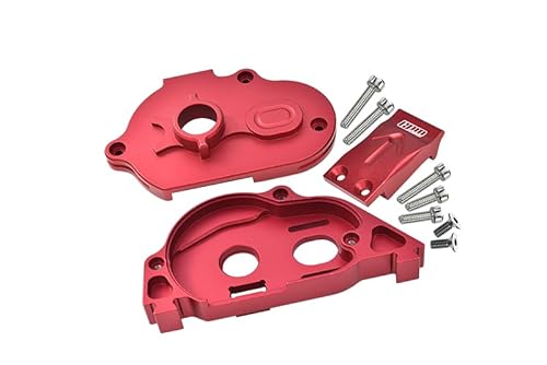 Arrma 1:10 KRATON 4S BLX/SENTON 3S BLX Tuning Teile Aluminium Rear Gear Protection Motor Mount - 10Pc Set Red von GPM