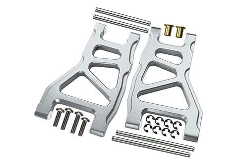 GPM DT-03 Tuning Teile Aluminium Rear Lower Suspension Arm - 1Pr Silver von GPM