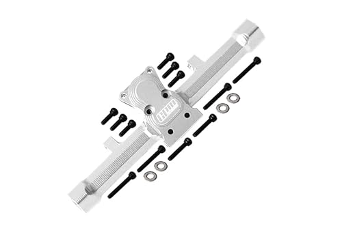 Axial 1:24 SCX24 Deadbolt AXI90081 / Jeep Wrangler AXI00002 Tuning Teile Aluminium Rear Gear Box - 1 Set Silver von GPM