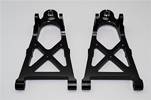 GPM HPI Baja 5B RTR, 5B SS, 5T Tuning Teile Aluminium Front Lower Arm - 1Pr Black von GPM