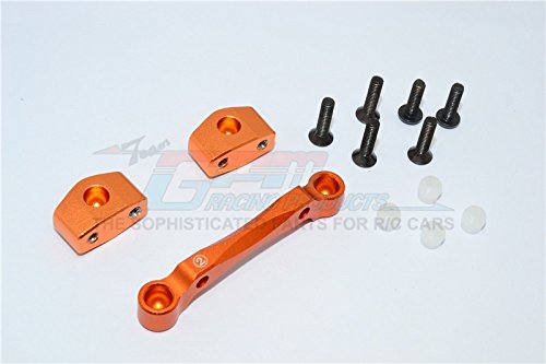 GPM HPI Sport 3 Flux Tuning Teile Aluminium Front Arm Bulk - 1 Set Orange von GPM