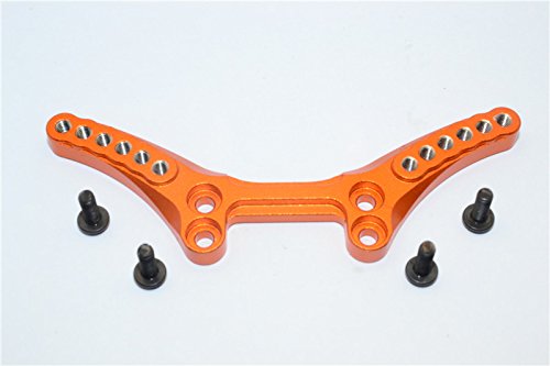 GPM HPI Sport 3 Flux Tuning Teile Aluminium Front Shock Tower - 1Pc Set Orange von GPM