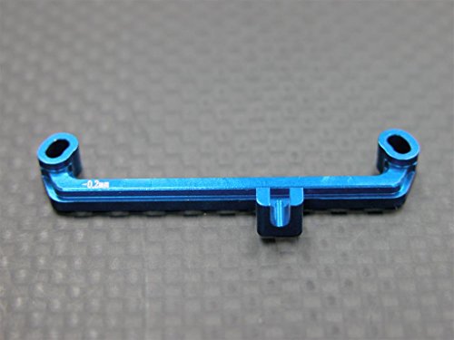 GPM Kyosho Mini-Z AWD Tuning Teile Aluminium Steering Plate (-0.2mm) - 1Pc Blue von GPM