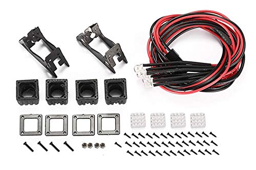 GPM R/C Scale Accessories : Spotlight for 1:10 Crawlers (Style B) - 64Pc Set Black von GPM