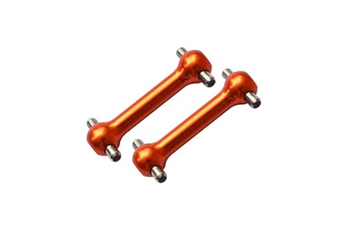 GPM TT-01 / TT-01D / TT-02 Tuning Teile Aluminium Front/Rear Dog Bone (31mm) - 1Pr Orange von GPM