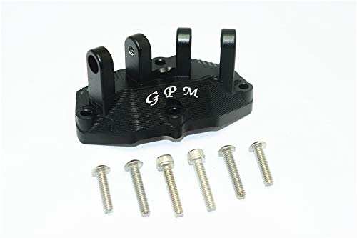 GPM Aluminium Mount for Upper Gearbox Rear Upper Suspension Links LOSI 1:6 Super Baja Rey 4X4 / Super Baja Rey 2.0 / Super Rock Rey V2 / Super Baja Rey BND Upgrades - Black von GPM