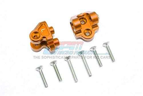 GPM Aluminium Rear Upper Axle Mount Set for Rear Suspension Links for LOSI 1:6 4WD Super Baja Rey LOS05013 / Super Baja Rey 2.0 LOS05021 Upgrades - Orange von GPM