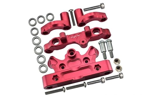 Aluminium Steering Assembly For Arrma 1:5 KRATON 8S BLX/OUTCAST 8S BLX/KRATON EXB Roller - 22Pc Set Red von GPM