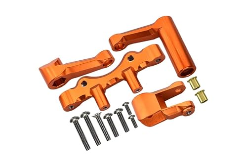 GPM Aluminium Steering Assembly for LOSI 1:6 4WD Super Baja Rey LOS05013 / Super Baja Rey 2.0 LOS05021 Upgrades - Orange von GPM