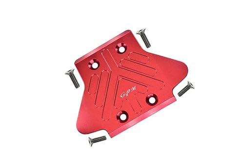 GPM Arrma KRATON/Outcast/Notorious/SENTON 6S BLX Tuning Teile Aluminium Rear Chassis Protection Plate - 1Pc Set Red von GPM