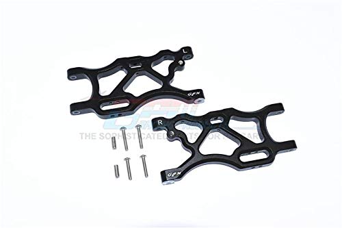 GPM Arrma Limitless/Infraction/Typhon Tuning Teile Aluminum Rear Lower Arms - 2Pc Set Black von GPM