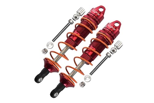 GPM Arrma Senton 6S BLX (AR102654) & Typhon 6S BLX (AR106013) Tuning Teile Aluminium Rear Adjustable Dampers 110mm - 1Pr Set Red von GPM