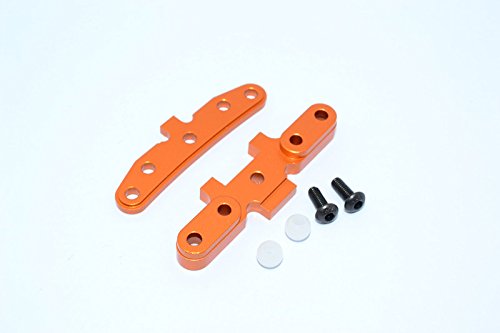 GPM HPI WR8 Flux Tuning Teile Aluminium Rear Arm Bulk - 1Pr Set Orange von GPM