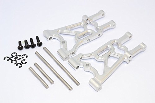 GPM HPI WR8 Flux Tuning Teile Aluminium Rear Suspension Arm - 1Pr Set Silver von GPM