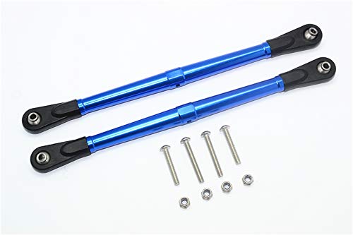 GPM Losi 1/6 Super Baja Rey 4X4 Desert Truck Tuning Teile Aluminium Adjustable Rear Upper Chassis Link Tie Rods - 1Pr Set Blue von GPM