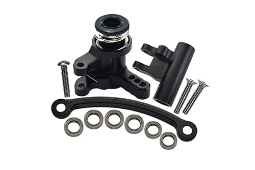 GPM for Losi 1:10 Lasernut U4 Tenacity LOS03028 / Tenacity DB Pro LOS03027V2 Aluminum Steering Assembly - 12Pc Set Black von GPM