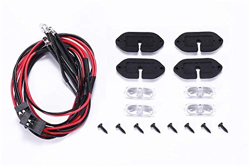 GPM R/C Scale Accessories : RC Car Chassis Lights for Axial SCX10 III Jeep JL Wrangler (AXI03007) - 18Pc Set von GPM