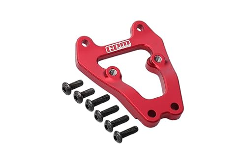 GPM Racing Losi 1/10 Lasernut U4 Tenacity LOS03028 Tuning Teile Aluminium Front Bumper Support Frame - 7Pc Set Red von GPM