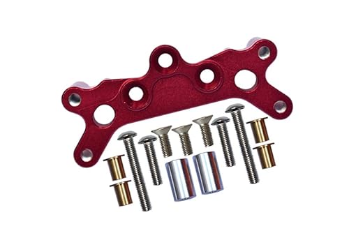 GPM TT02B Tuning Teile Aluminium Front Damper Plate - 1Pc Red von GPM