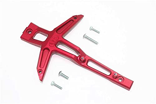 GPM Traxxas 1/10 Maxx 4WD Monster Truck Tuning Teile Aluminium Front Chassis Brace - 1Pc Set Red von GPM